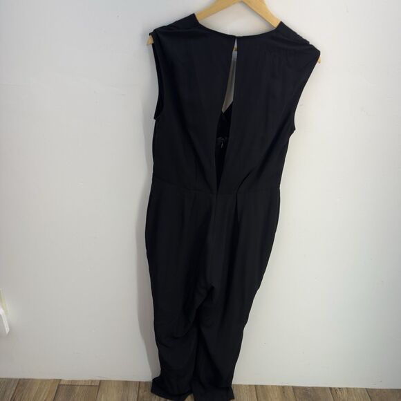 NWT Cynthia Rowley Black Jumpsuit Size Medium (10) - Picture 4 of 9